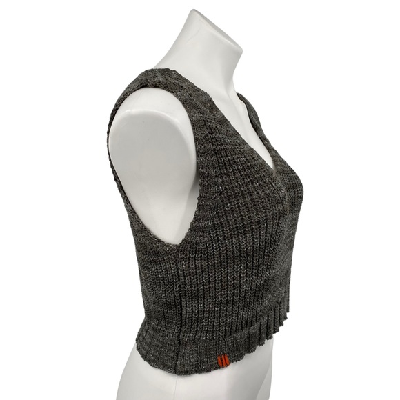 BDG Urban Outfitters Crop Knit Sweater Vest Top Small - Picture 4 of 14